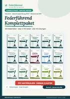 Vorschau - Unterrichtsreihen - Komplettpaket – alle Materialien | Abschlussprüfung Deutsch 2027 RS BW | 253 Materialien, wächst weiter | Federführend - Deckblatt