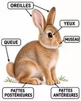 Aperçu - Feuilles d'exercices - 🌿 Les parties du vivant – 5 ressources de vocabulaire (maternelle, cycle 2) - Page de couverture