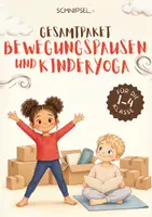 Vorschau - Mal- und Bastelvorlagen - Bewegungspausen Paket Lesen Rechnen Kinderyoga - Deckblatt