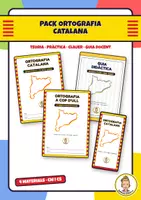 Vista previa - Hojas de trabajo - Pack Ortografia Catalana: teoria, exercicis, clauer i guia didàctica – 29 normes (3r a 6è de primària) - Portada