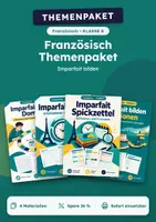Vorschau - Arbeitsblätter - Imparfait bilden, Themenpaket Französisch, Klasse 8 - Deckblatt