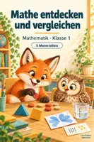 Vorschau - Arbeitsblätter - Mathe entdecken und vergleichen | Mathematik Klasse 1 | 5 Materialien - Deckblatt