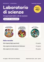 anteprima - Esercizi - Laboratorio di scienze per la primaria – Raccolta: 14 esperimenti facili e miti da smontare (4ª-5ª) - Pagina di copertina