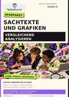 Vorschau - Stundenentwürfe - Sparpaket - Sachtexte und Grafiken analysieren vergleichen - Deckblatt