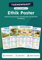 Vorschau - Poster - Freiheit und Grenzen, Poster-Set Ethik, Klasse 3-4 - Deckblatt