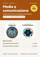 anteprima - Esercizi - Media e comunicazione – Raccolta: valutare le fonti, IA e storia della comunicazione (1ª-2ª media) - Pagina di copertina