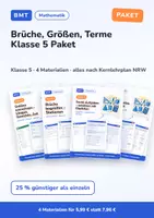 Vorschau - Arbeitsblätter - Brüche, Größen, Terme Klasse 5 Paket - Deckblatt