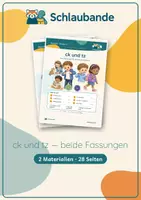 Vorschau - Unterrichtsreihen - ck und tz – Klasse 2 – Übungsheft – Sparpaket: beide Fassungen - Deckblatt