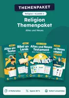 Vorschau - Arbeitsblätter - Altes Neues Testament, Themenpaket Religion, Klasse 6 - Deckblatt