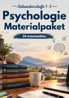 Vorschau - Arbeitsblätter - Psychologie des Menschen Bundle - Sekundarstufe 1-2 - Deckblatt
