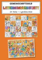 Vorschau - Arbeitsblätter - Gemeinschaftsbilder Herbst & Halloween - Deckblatt