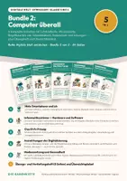 Vorschau - Stundenentwürfe - Digitale Welt Bundle 2: Computer überall — 5 Doppelstunden Klasse 5/6 mit Übungsheft, Plakat und Lösungen - Deckblatt