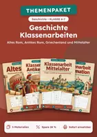Vorschau - Test - Altes Rom, Klassenarbeiten-Set Geschichte, Klasse 6-7 - Deckblatt