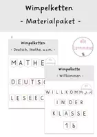 Vorschau - Poster - Wimpelketten - Materialpaket - Deckblatt