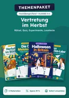Vorschau - Arbeitsblätter - Vertretung Herbst Klasse 5-6: Rätsel, Quiz, Experimente - Deckblatt