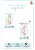Vorschau - Spiele - Materialpaket Plusrechnen Zahlenraum 100 - Deckblatt