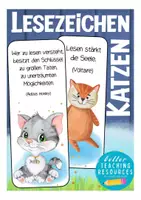 Vorschau - Anderer Materialtyp - Lesezeichen Katze / Katzenklasse Schulanfang - Deckblatt