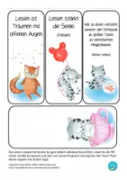 Vorschau - Anderer Materialtyp - Lesezeichen Katze / Katzenklasse Schulanfang - Seite 1