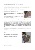 Vorschau - Text - Handstulpen - Anleitung zum Selbermachen - Seite 3