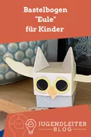 Vorschau - Mal- und Bastelvorlagen - Bastelbogen "Eule" für Kinder - Deckblatt