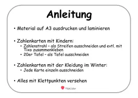Vorschau - Fördermaterial/Inklusion - 20er Tafel - Zahlenstrahl - WINTER - Klettaufgabe (TEACCH) - Seite 2