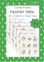 Vorschau - Merkblätter - Wort- und Bildkarten zu häufigen Verben im Englischen - Part 2 - Deckblatt