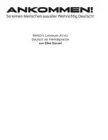 Vista previa - Unidades / Secuencias / Situaciones de Aprendizaje - Ankommen! LIbro de texto completo (A1/A2) - página 2