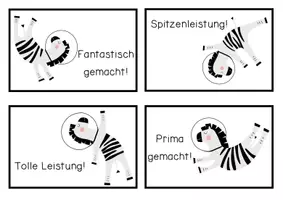Vorschau - Bildkarten - KOSTENLOS! Lobkarten auf Deutsch und Englisch! - Deckblatt