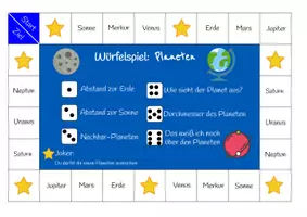 Vorschau - Spiele - Würfelspiel - SU - Planeten - Deckblatt