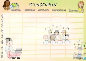 Vorschau - Poster - Stundenplan Vorlagen 1.-9. Stunde #diversitykids - Seite 3