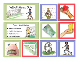 Vorschau - Spiele - Fußball WM Bildkarten - Dominos und Tafelspiele Sparpaket DaF & DaZ #WMFieberImUnterricht - Seite 1