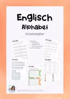 Vorschau - Arbeitsblätter - Englisch - Alphabet Arbeitsblätter + Spiel - Seite 1