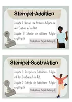 Vorschau - Spiele - Mathespiel Aufgaben stempeln (Addition, Subtraktion, Division, Multiplikation) - Seite 3