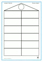 Vorschau - Arbeitsblätter - Zerlegehaus Vorlage zum Plättchen legen - Deckblatt