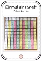 Vorschau - Präsentationen/Tafelbilder - Karten für Einmaleinstafel - Deckblatt