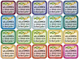 Vorschau - Mal- und Bastelvorlagen - Willkommenskärtchen / Neues Schuljahr - Seite 3