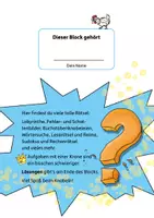 Vorschau - Mal- und Bastelvorlagen - Rätselblock ab 5 Jahre, Band 2 - Seite 1
