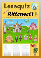Vorschau - Arbeitsblätter - Lesequiz Ritterwelt (in Silbenschreibweise) (Kl. 1 und 2) - Deckblatt