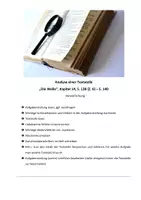 Vorschau - Arbeitsblätter - Analyse einer Textstelle am Beispiel der Lektüre "Die Welle" - Seite 1