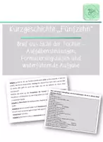 Vorschau - Arbeitsblätter - Materialpaket Kurzgeschichten - Seite 1