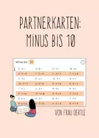 Vorschau - Arbeitsblätter - Partnerkarten: Minus bis 10 (4 Varianten) - Deckblatt