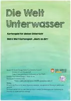 Vorschau - Stationenlernen - Die Welt Unterwasser - Merk es dir! (Kartenspiel) - Deckblatt