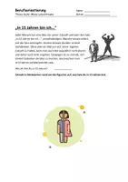 Vorschau - Arbeitsblätter - Einstieg in die Berufsorientierung: Wer bin ich in 15 Jahren? - Seite 1