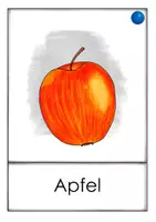 Vorschau - Bildkarten - Bildkarten Apfel - Seite 1