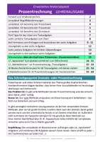 Vorschau - Stundenentwürfe - Materialpaket: Lernplakate und Übungsaufgaben zur Prozentrechnung - Seite 2