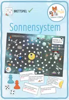 Vorschau - Spiele - Sonnensystem - Brettspiel - Deckblatt