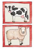 Vorschau - Fördermaterial/Inklusion - Flashcards - On the farm - Seite 2