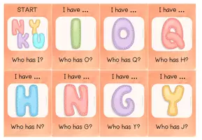 Vorschau - Spiele - Englisch - Alphabet "I have ... who has?" - Seite 2