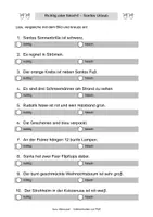 Vorschau - Arbeitsblätter - Lesequiz Santas Urlaub (Klassen 1 und 2) - Seite 2