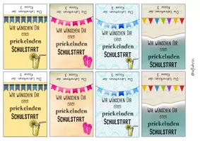 Vorschau - Präsentationen/Tafelbilder - Prickelnder Schulstart - kleine Aufmerksamkeit/ Gruß - Seite 3